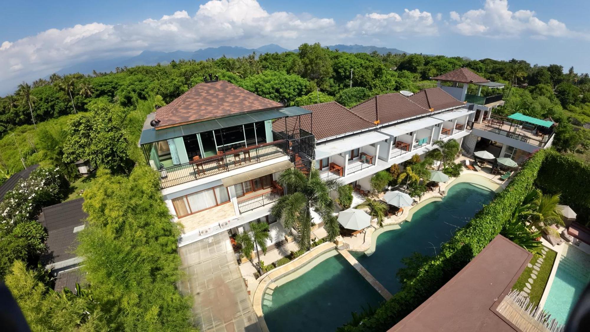 De Padma Gili Air Hotel Exterior foto