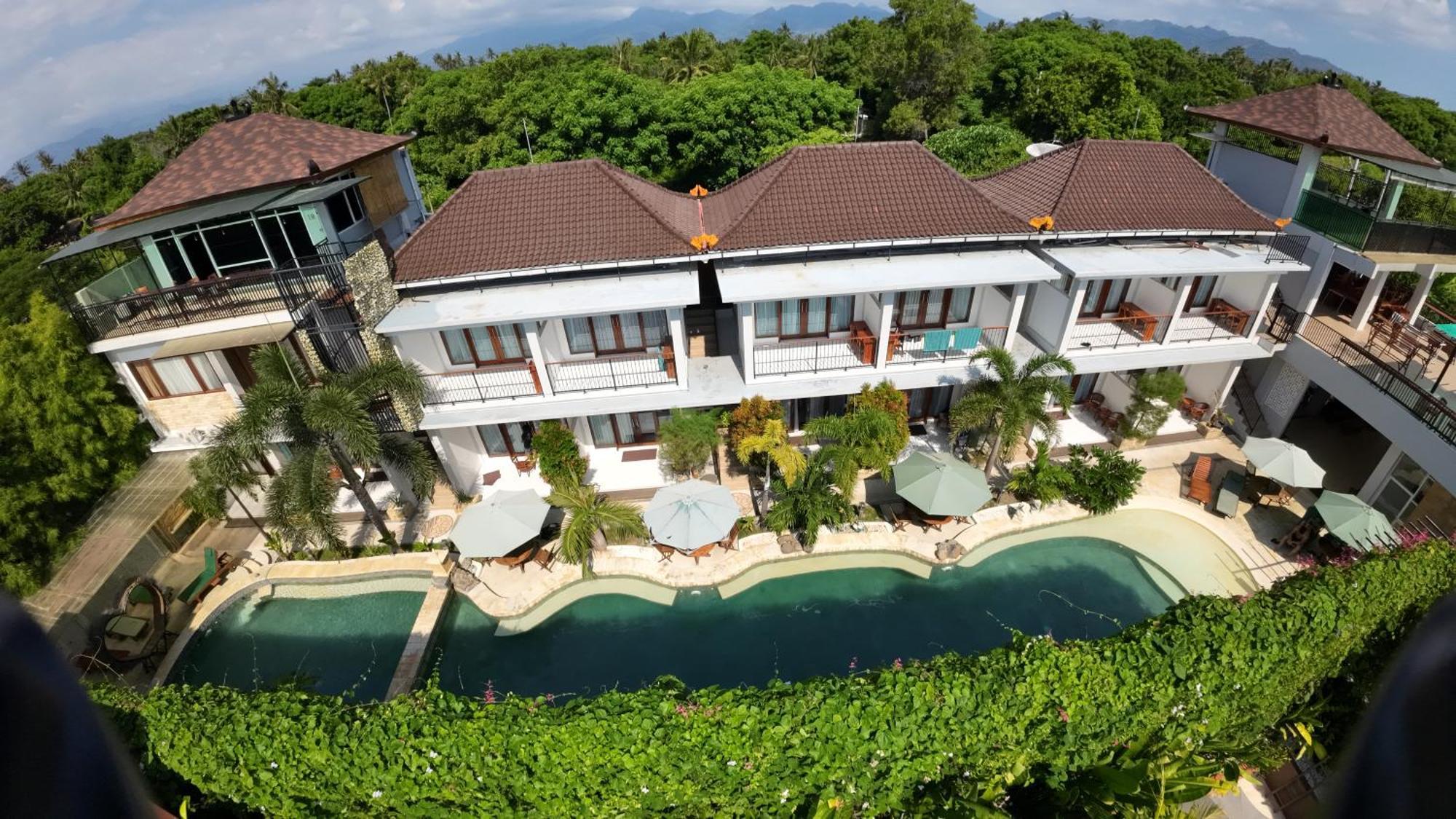 De Padma Gili Air Hotel Exterior foto